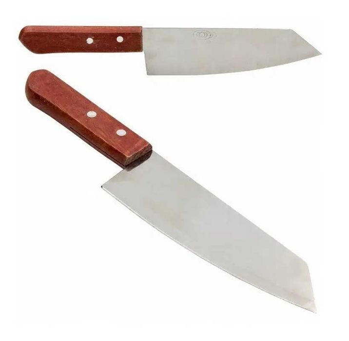 nóż średni tasak szefa kuchni stalowy ostry siekacz do mięs warzyw