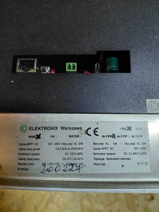 Sprzedam falownik sieciowy do elektrowni wiatrowej