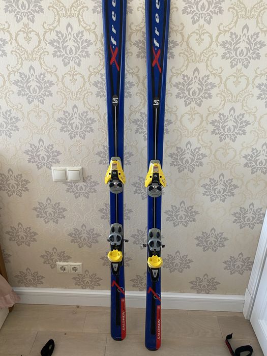 Лижі гірськолижні з чехлом