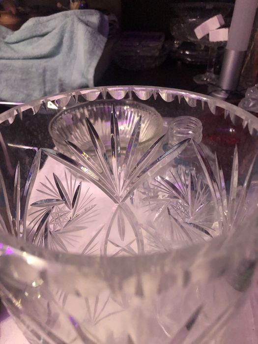 Хрустальная ваза для цветов