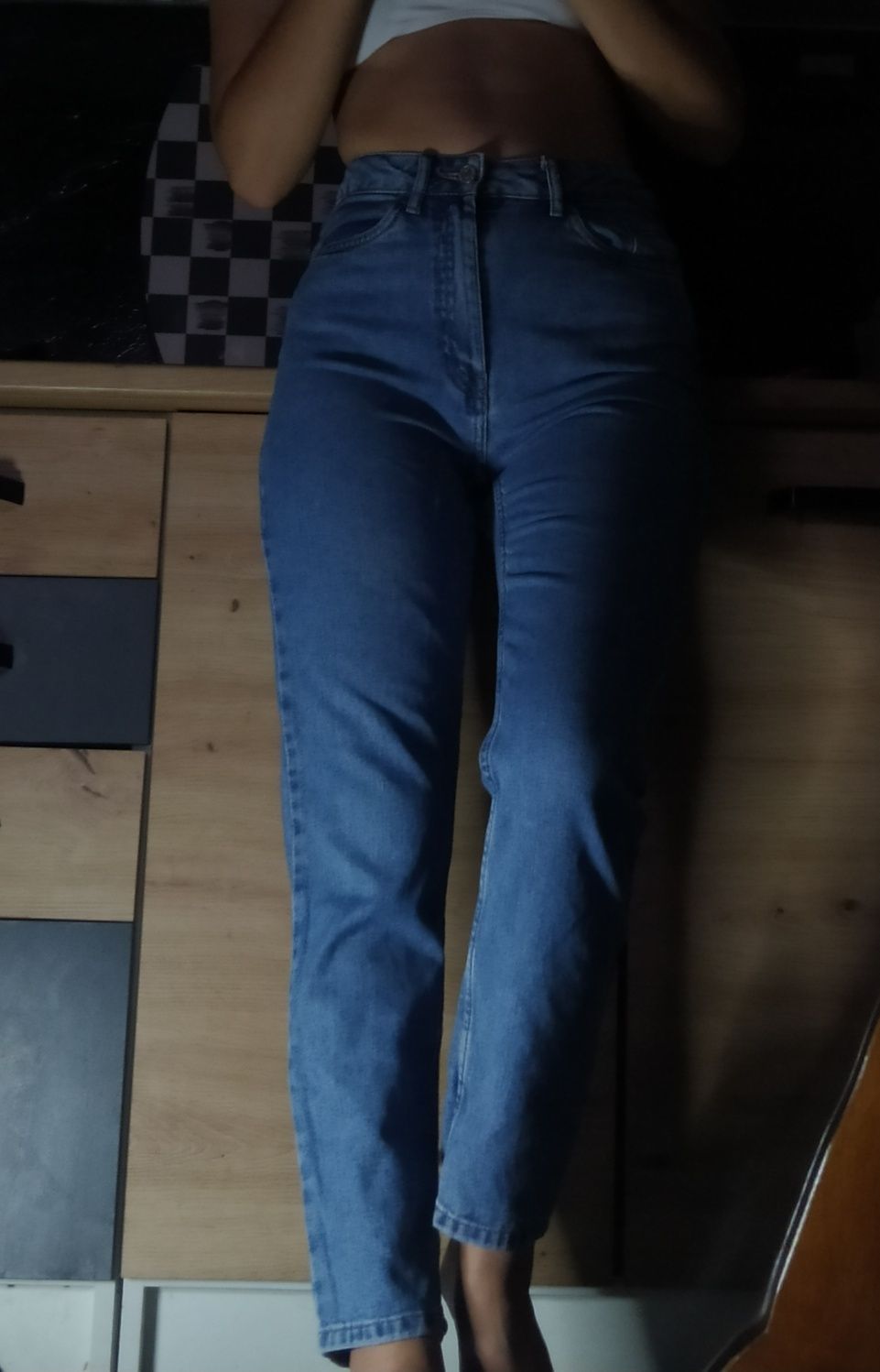 джинси жіночі на високій талії