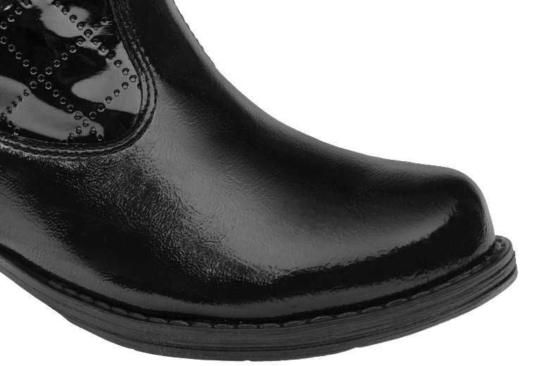 Kozaki Kozaczki zimowe KORNECKI 4356 Czarne ocieplane rozmiar 26