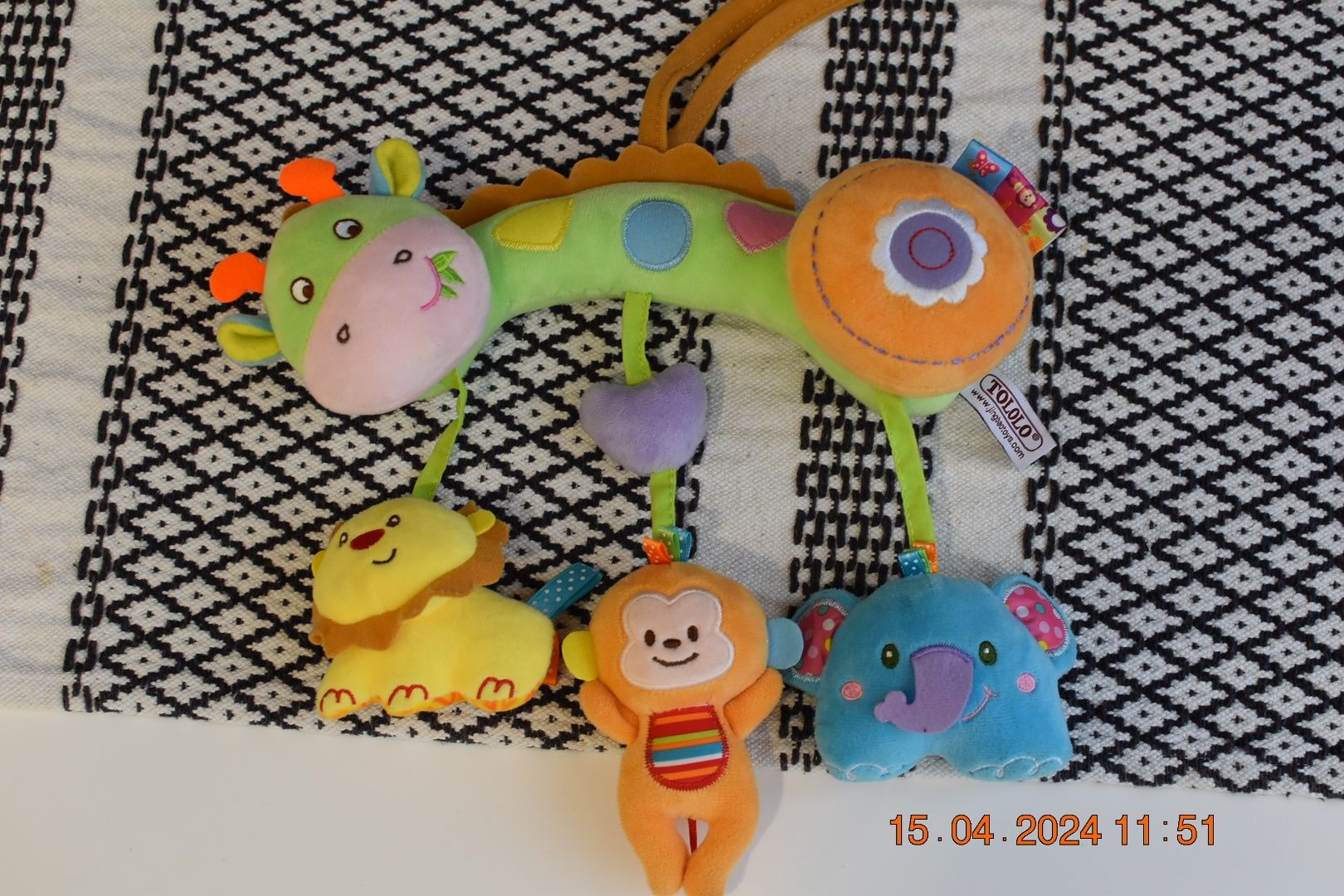 Іграшки- підвіски  для немовлят Chicco, Baby Team