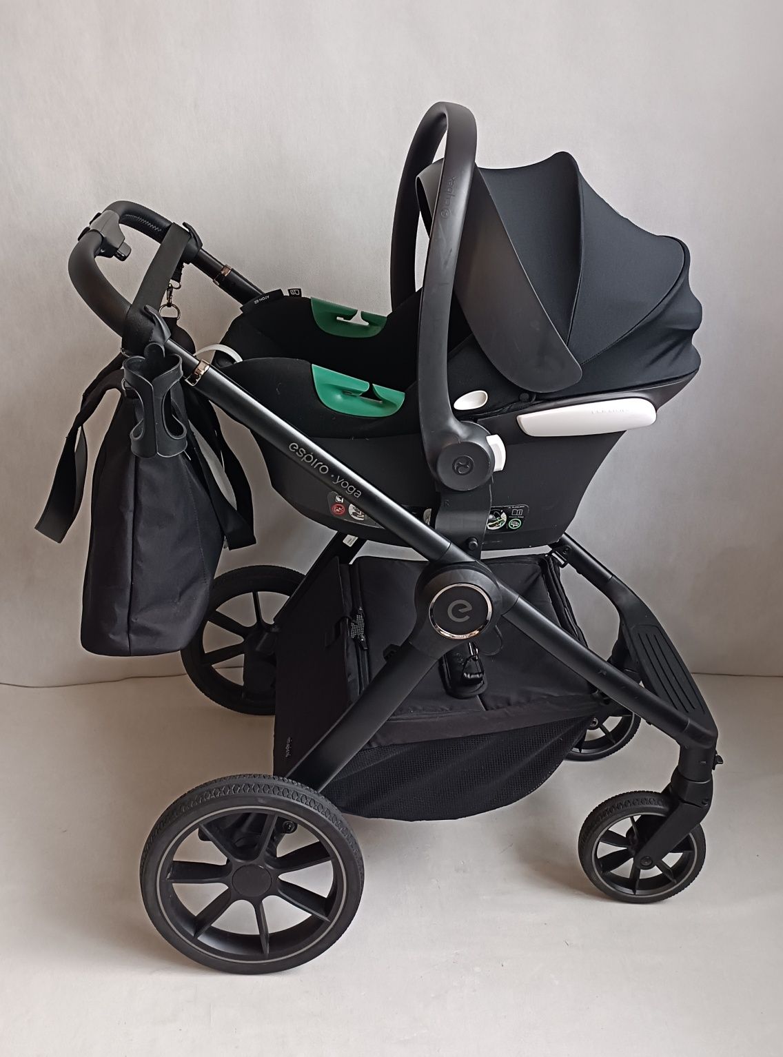Wózek 4w1 Espiro Yoga 2024 rok /Cybex B2/Baza Cybex One Isofix