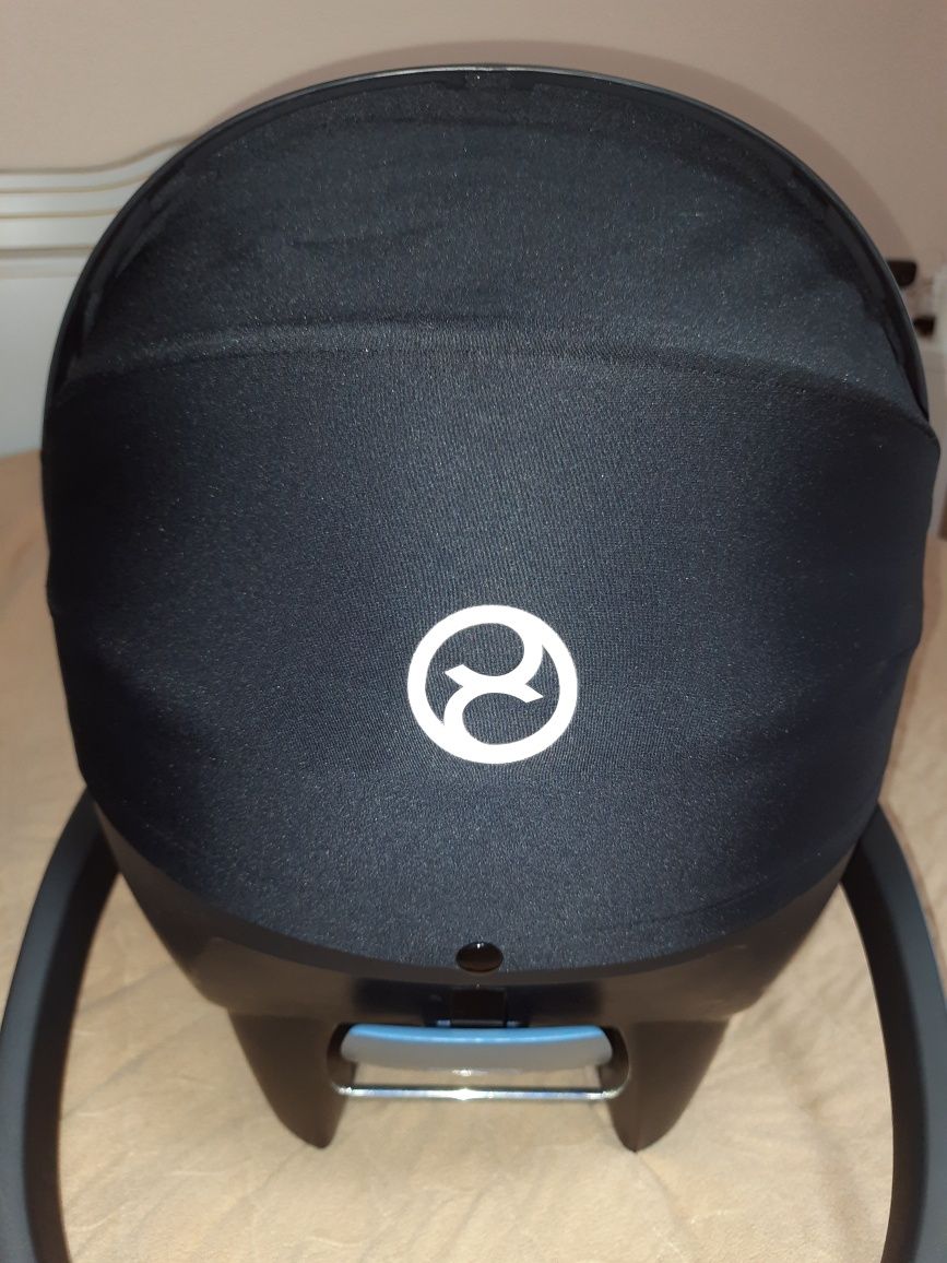 Автокрісло Cybex Aton gray rabbit переноска; база Q для cybex aton
