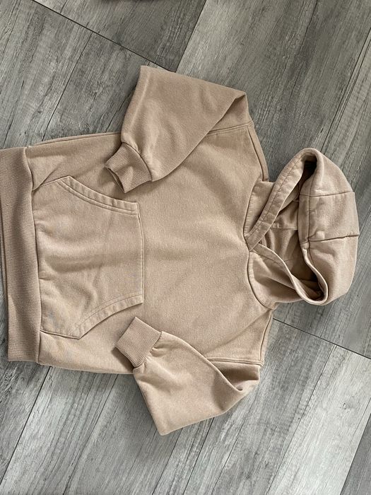 Zestaw ubranek H&M Reserved 116 legginsy bluza z kapturem paczka beż