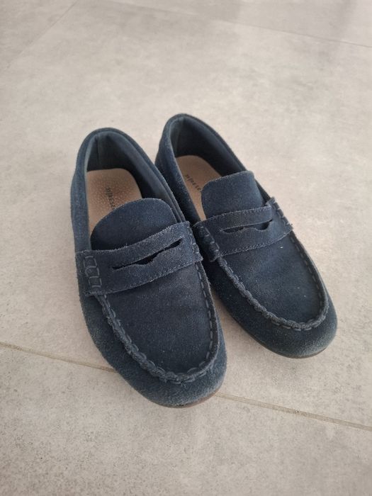 Mokasyny granatowe chlopiec 33 Reserved