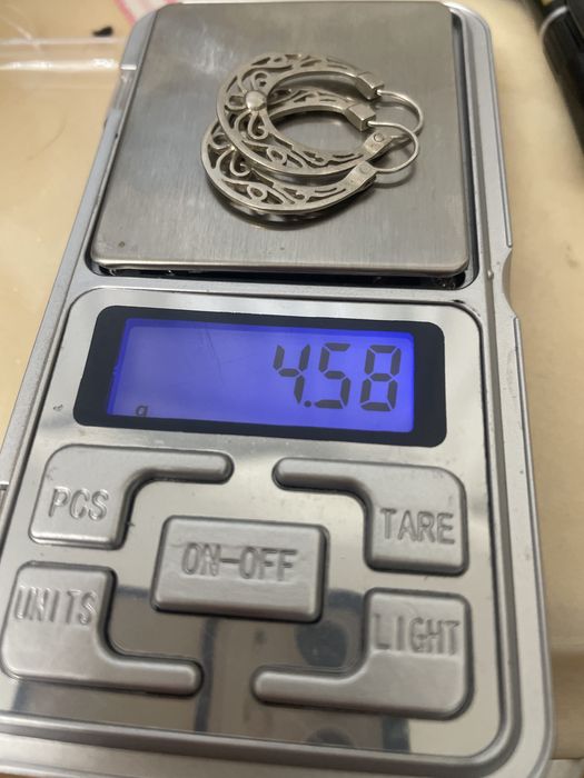 Kolczyki Warmet srebro PRL nr 2