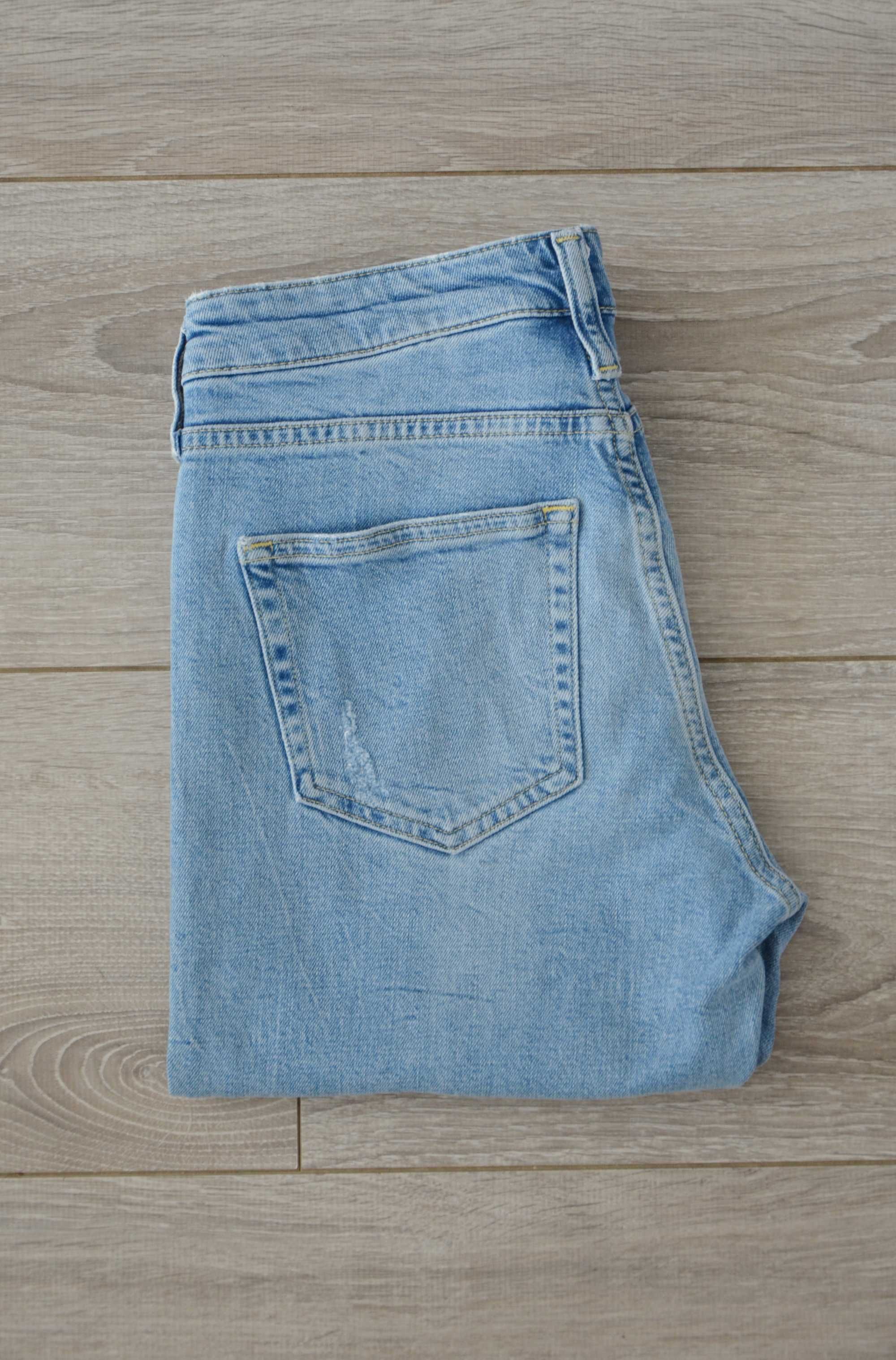 H&M niebieskie jeansy boyfriend Girlfriend 34 XS