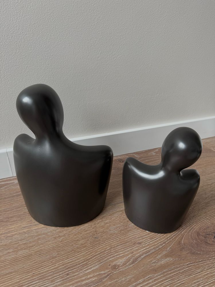 Estilo Home Nowoczesne Figury Dekoracyjne Para Komplet Czarne