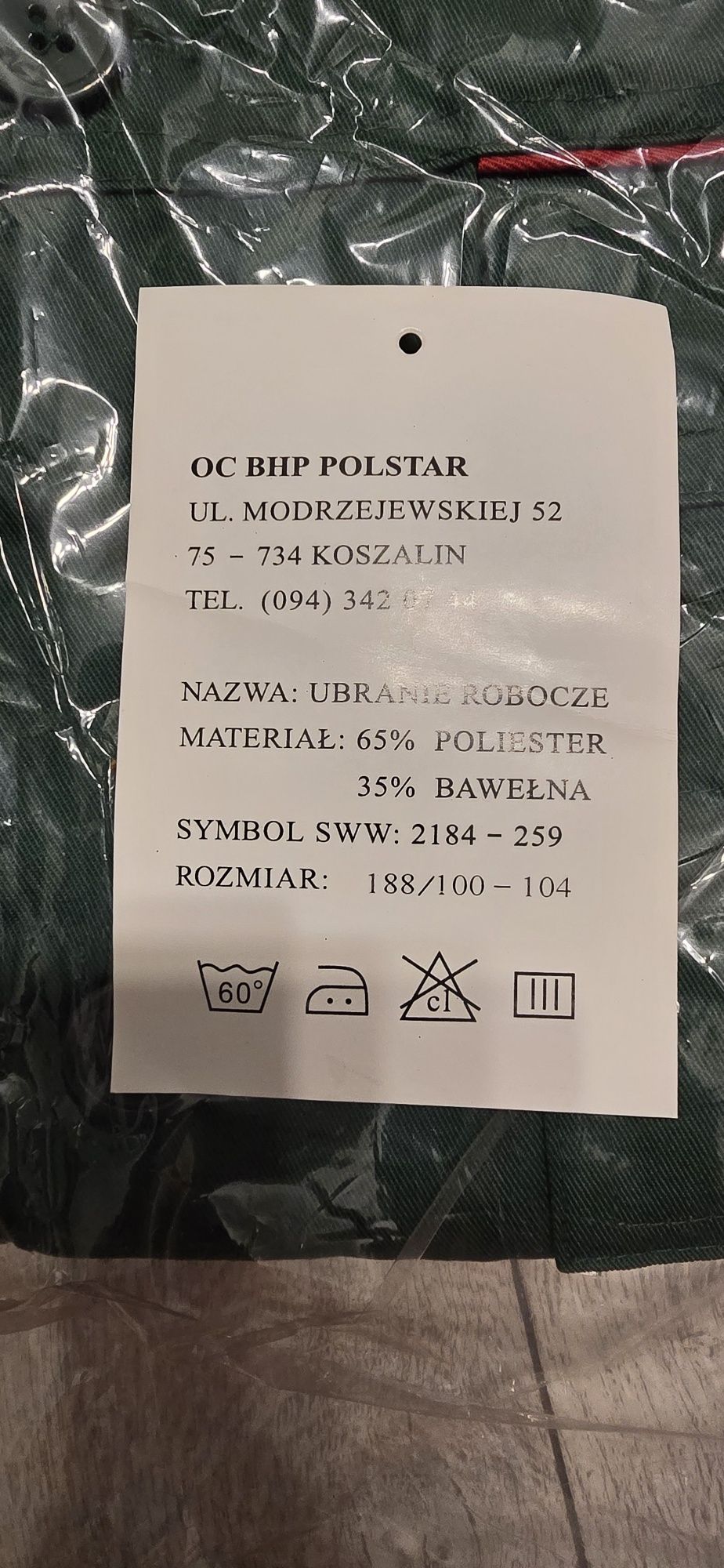 Bluza robocza męska BHP MAX-POPULAR Polstar rozm. 188/100-104