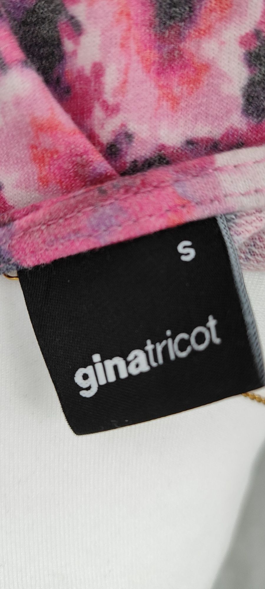 Cienka bomberka bluza narzutka damska print w kwiaty Gina Tricot 36/S