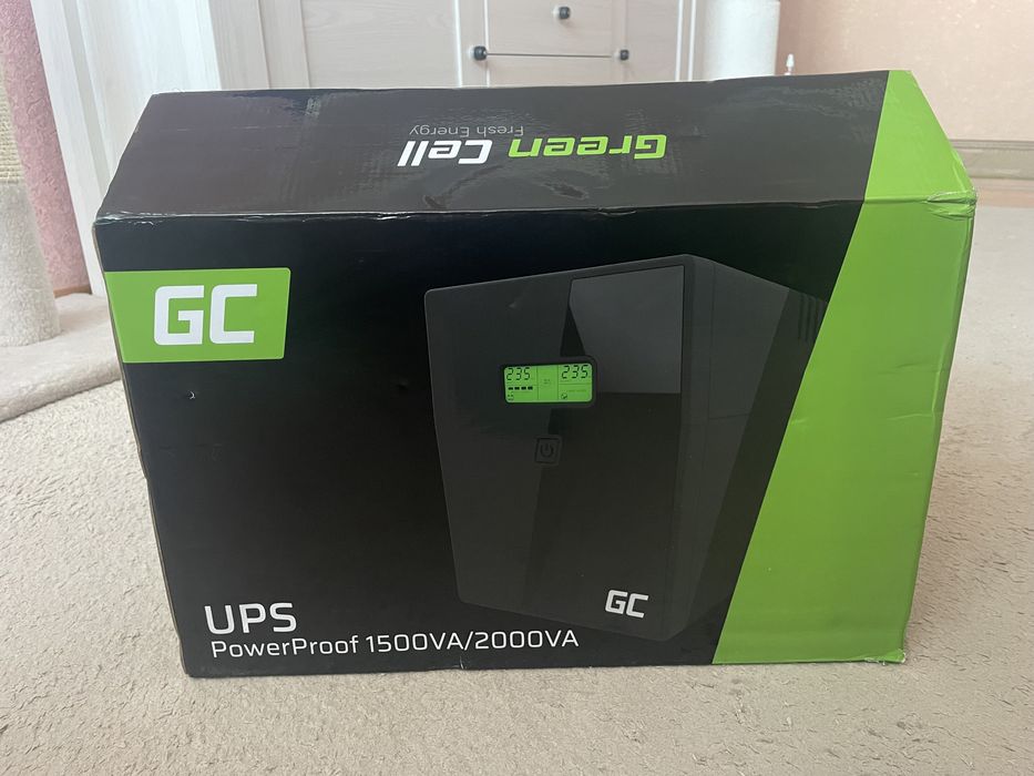 Джерело безперебійного живлення ДБЖ UPS GreenCell 1500VA/900W