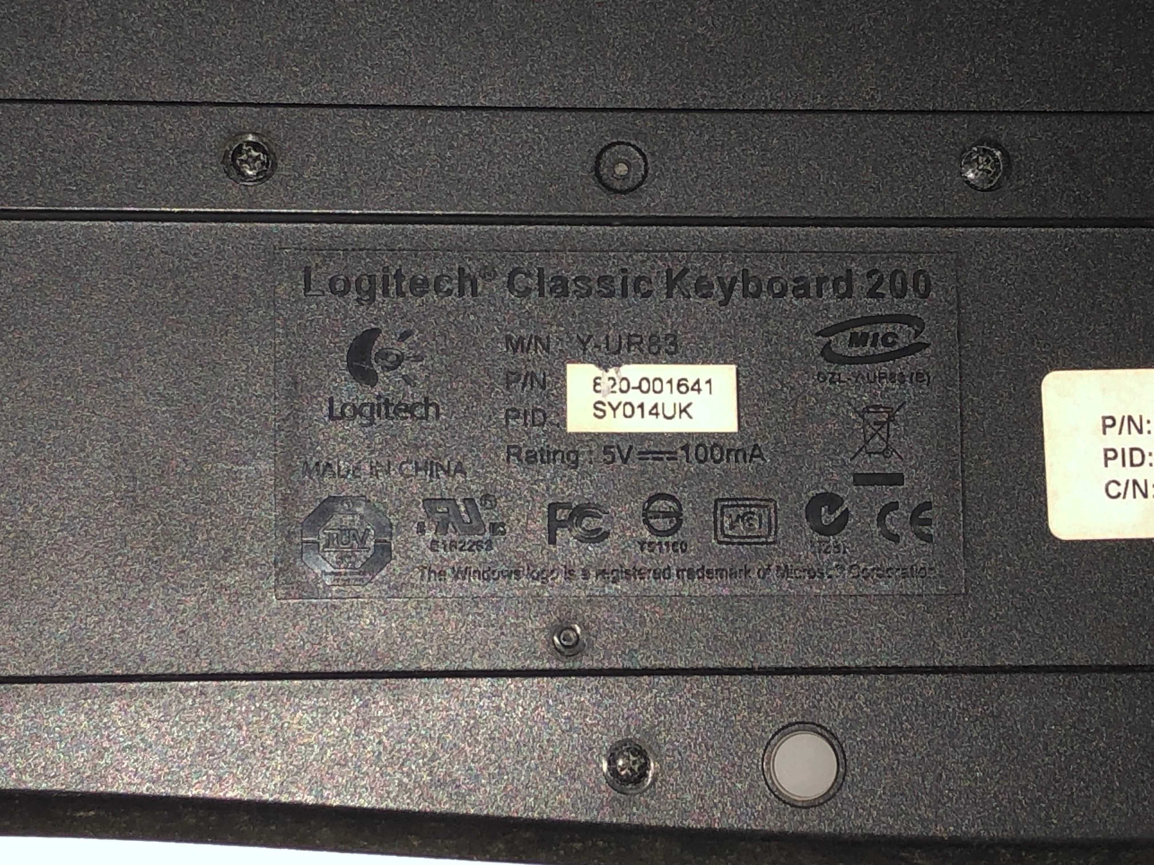 Logitech Classic Keyboard 200