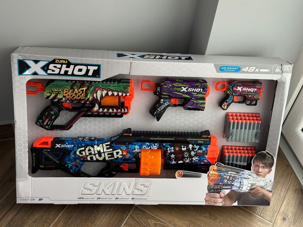 Бластер  X-Shot Skins  48шт