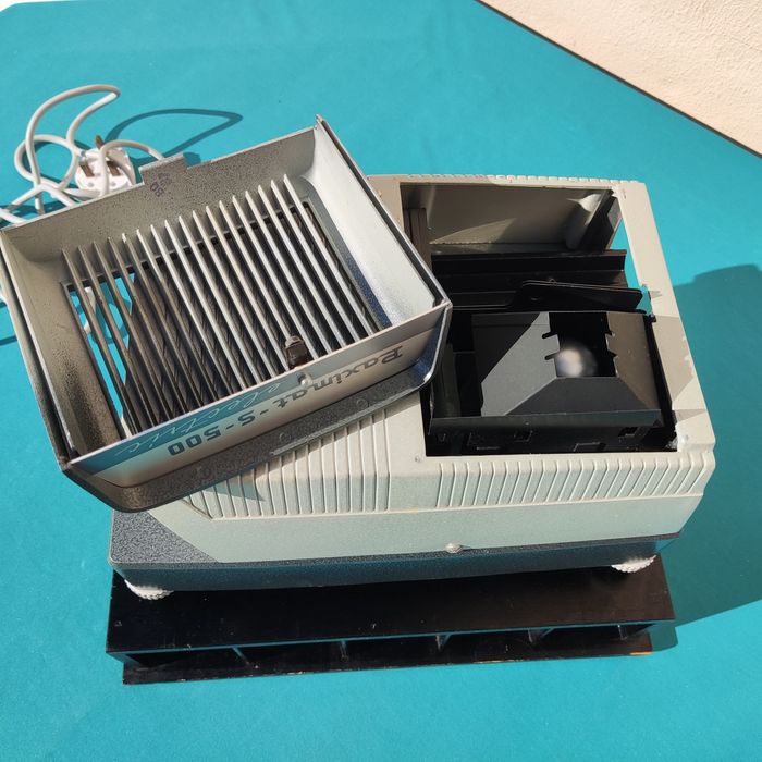 Projetor de Slides Braun Nurnberg Paximat S-500 Electric - Vintage
