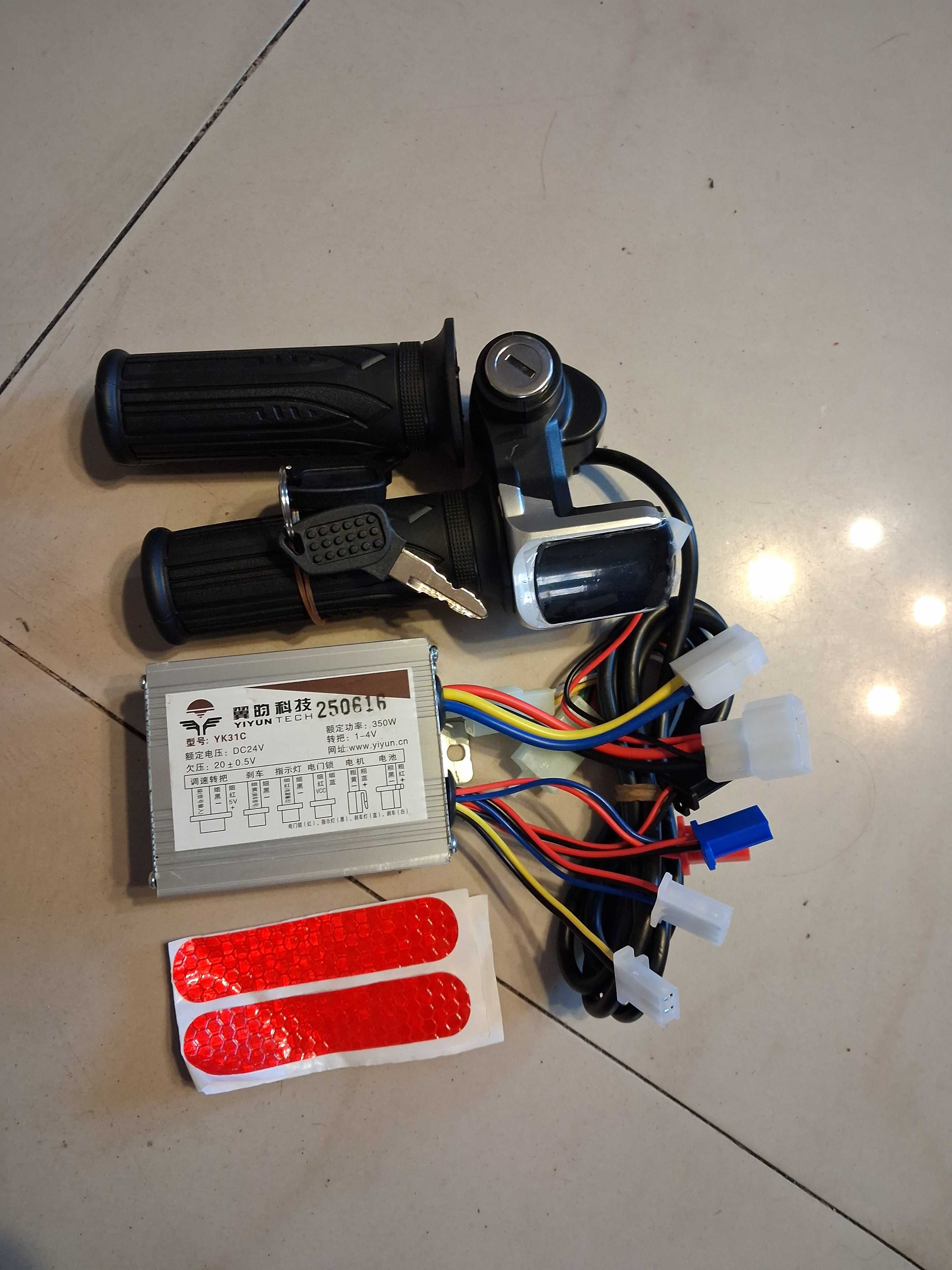 Nowy Sterownik do roweru elektrycznego 36-48 V 350 W z manetką