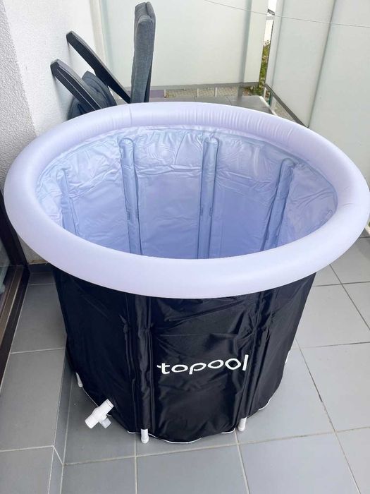 Basen do morsowania beczka wanna przenośna do regeneracji kąpiele zima