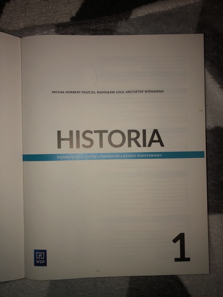 Historia 1 - wydawnictwo WSIP