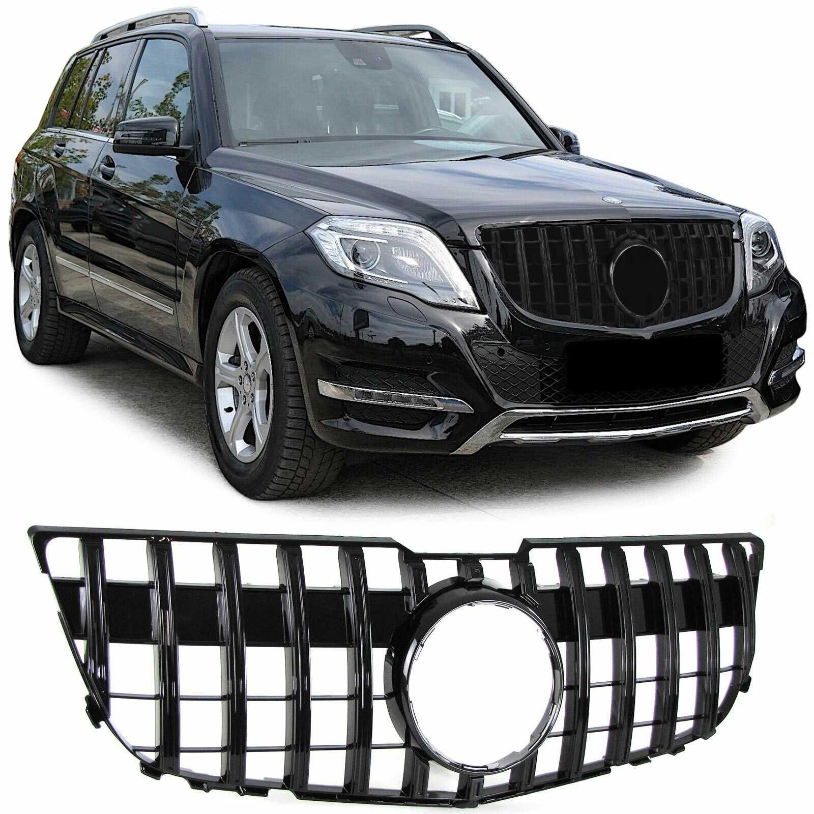 Grelha desportiva preta brilhant para Mercedes GLK X204 de 2012