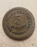 Moeda 5 centavos PT 1927