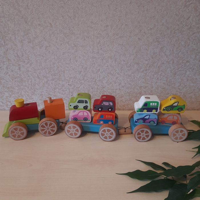 Поїзд з машинами Cubika