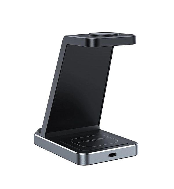 Tech-Protect Qi15W-A26/3In1 Wireless Charger Black