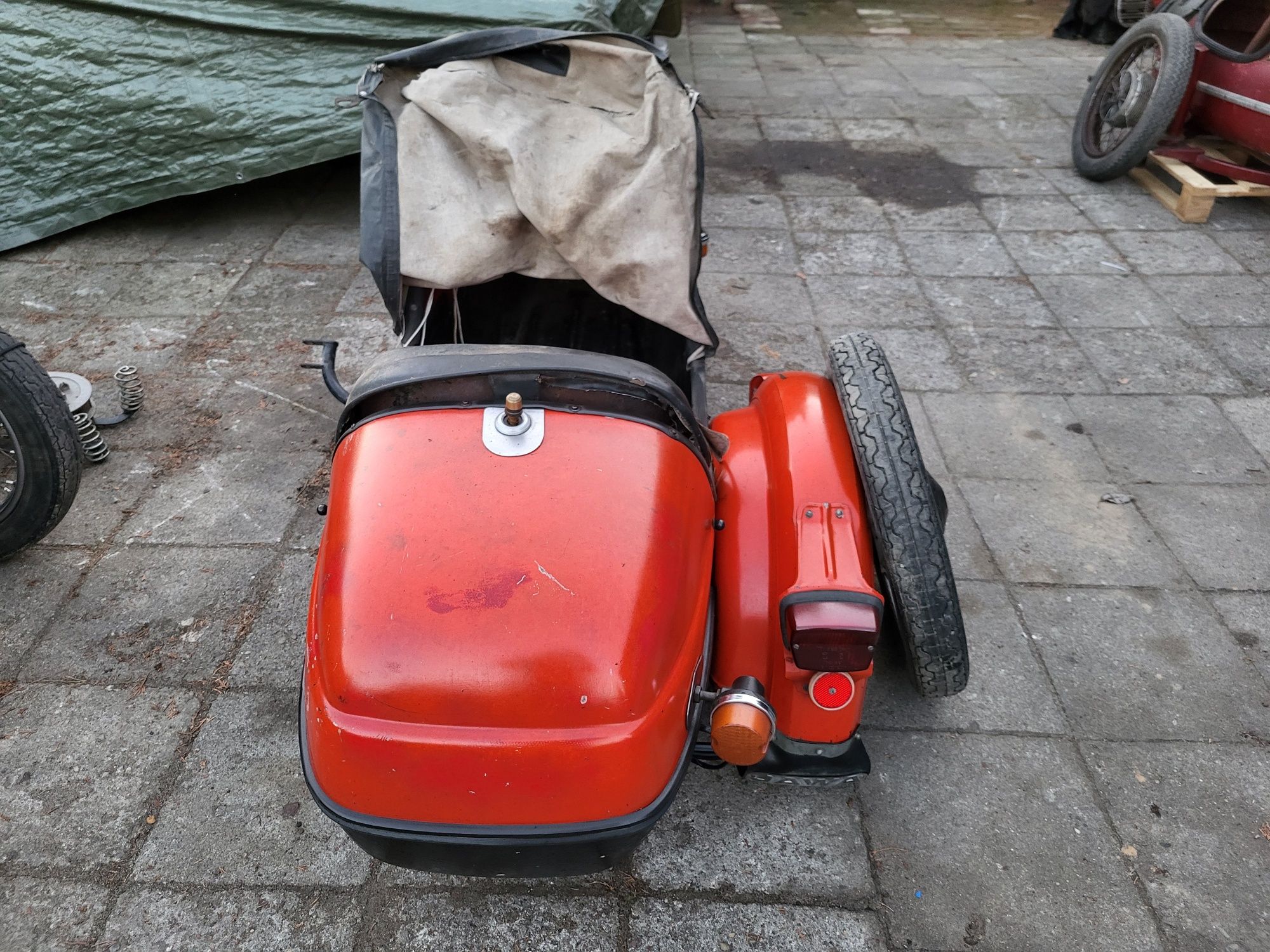 Wózek velorex 562 kosz gondola jawa