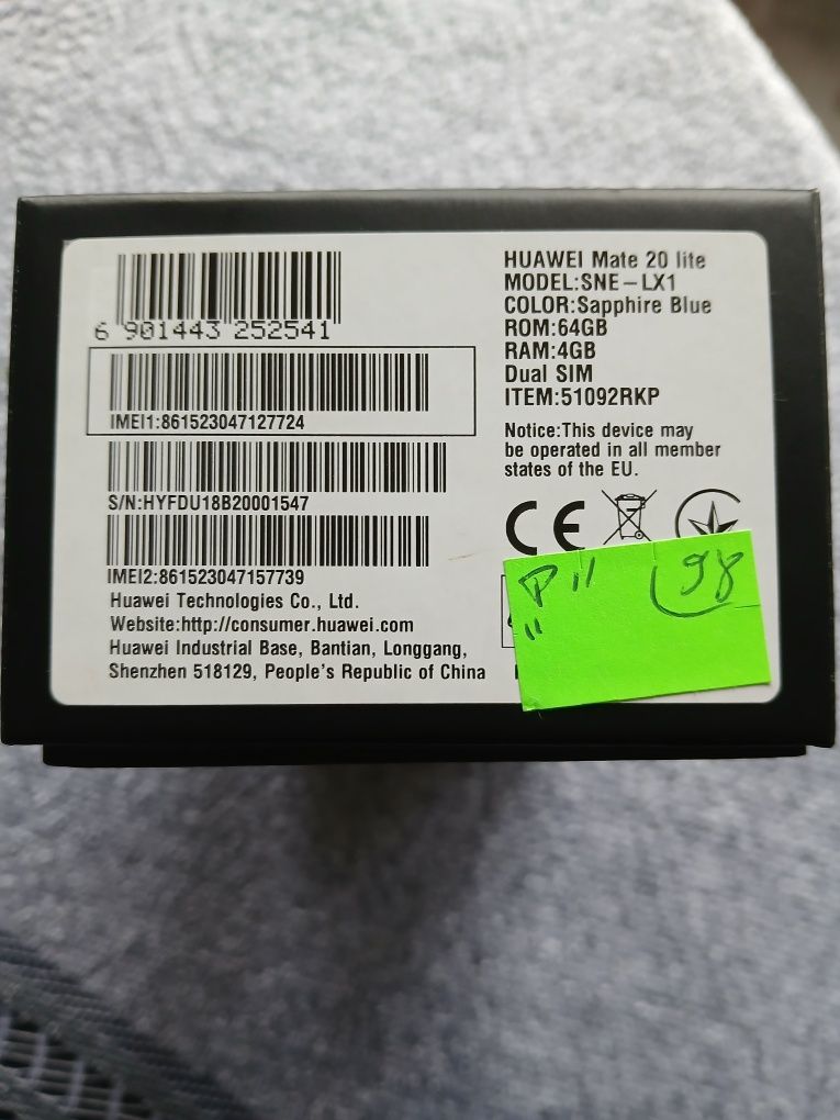 Smartphone HUAWEI Mate 20 lite