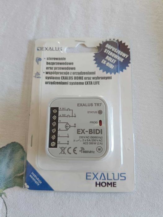 Sterownik rolet Wifi dopuszkowy EX-BIDI Exalus