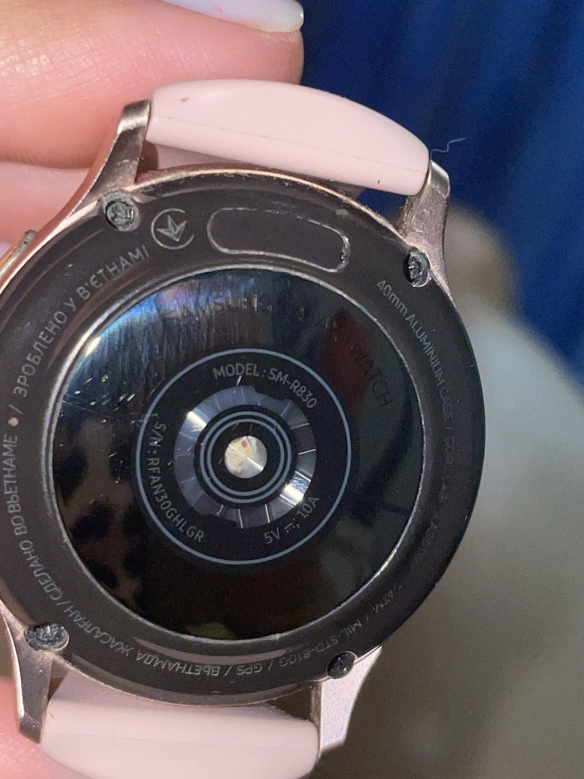 Samsung galaxy watch 
Model:
SM-R830