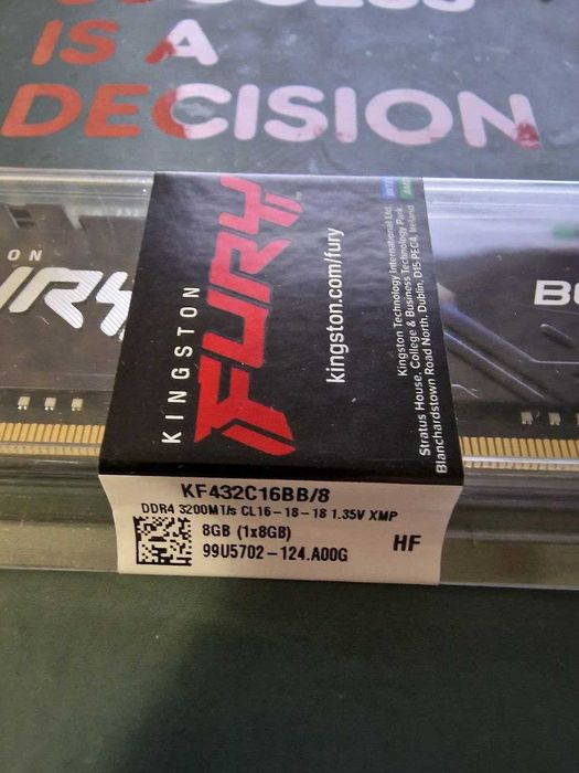 Пам'ять для ПК DDR4 8GB Kingston Fury