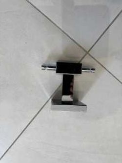 Cabide duplo para banheiro cromado NK Porcelanosa