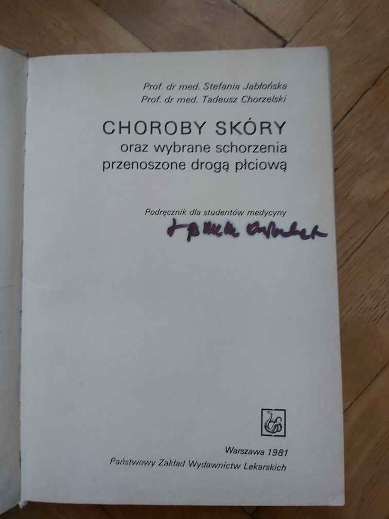 Choroby skóry Jabłońska Chorzelski Psychologia lekarska Jarosz