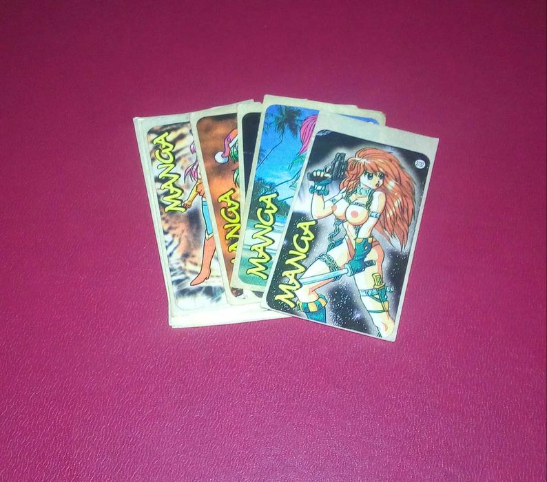 Наклейки Manga (Японские комиксы ню)