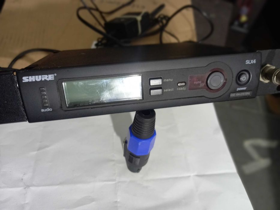 Microfone SHURE Beta 87A-SLX2 c/transmissor