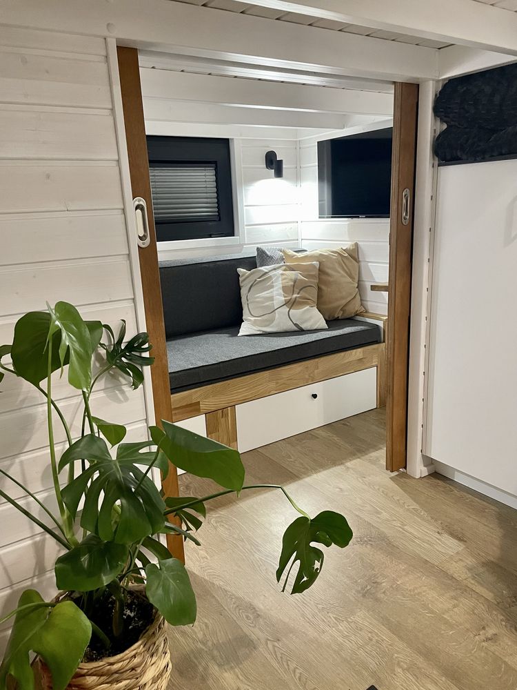 Tiny silent house wynajme domek las natura jacuzzi bania wynajem