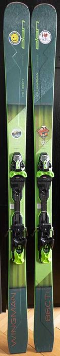 Narty ELAN WINGMAN 86 CTI FUSIONX 178 cm + wiązania EMX 12.0 GW