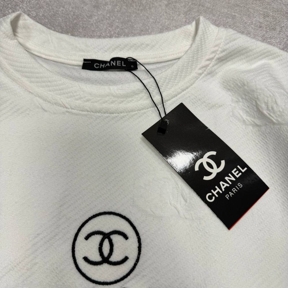 CHANEL 2024 EXCLUSIVE Женский спортивный костюм белый люкс s-xl весна