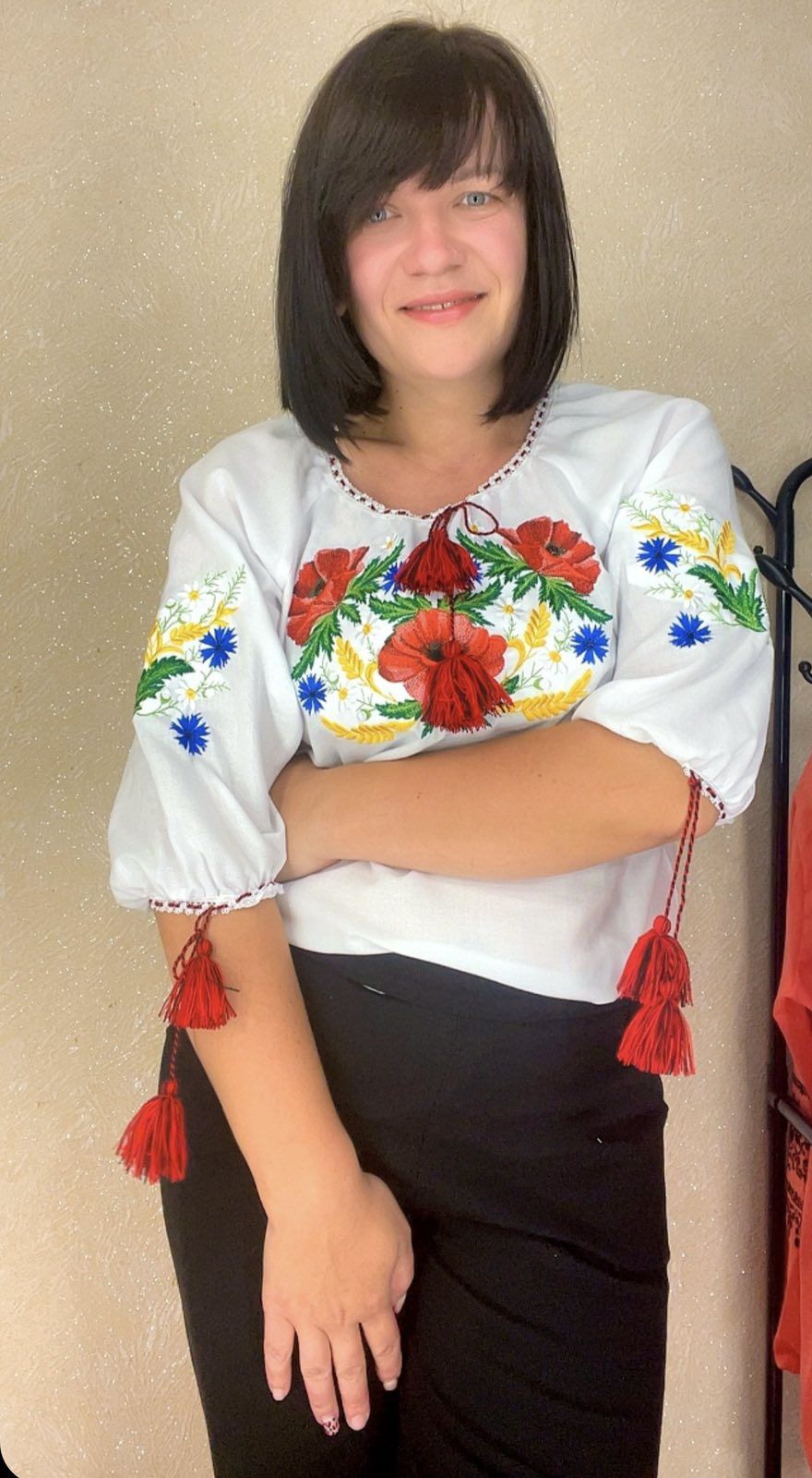 Жіноча вишиванка рукав 3/4