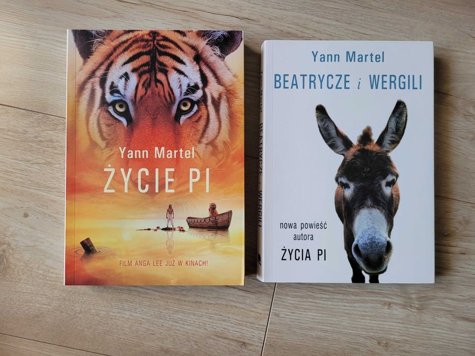 Yann Martel - Życie Pi, Beatrycze i Wergili - 2 NOWE książki prezent