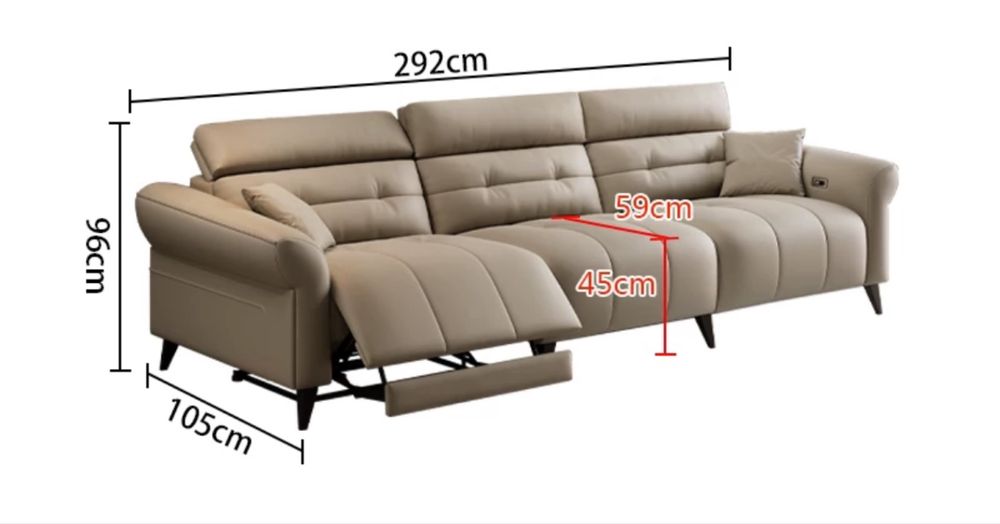 Sofa skóra naturalna CENA PROMOCYJAN