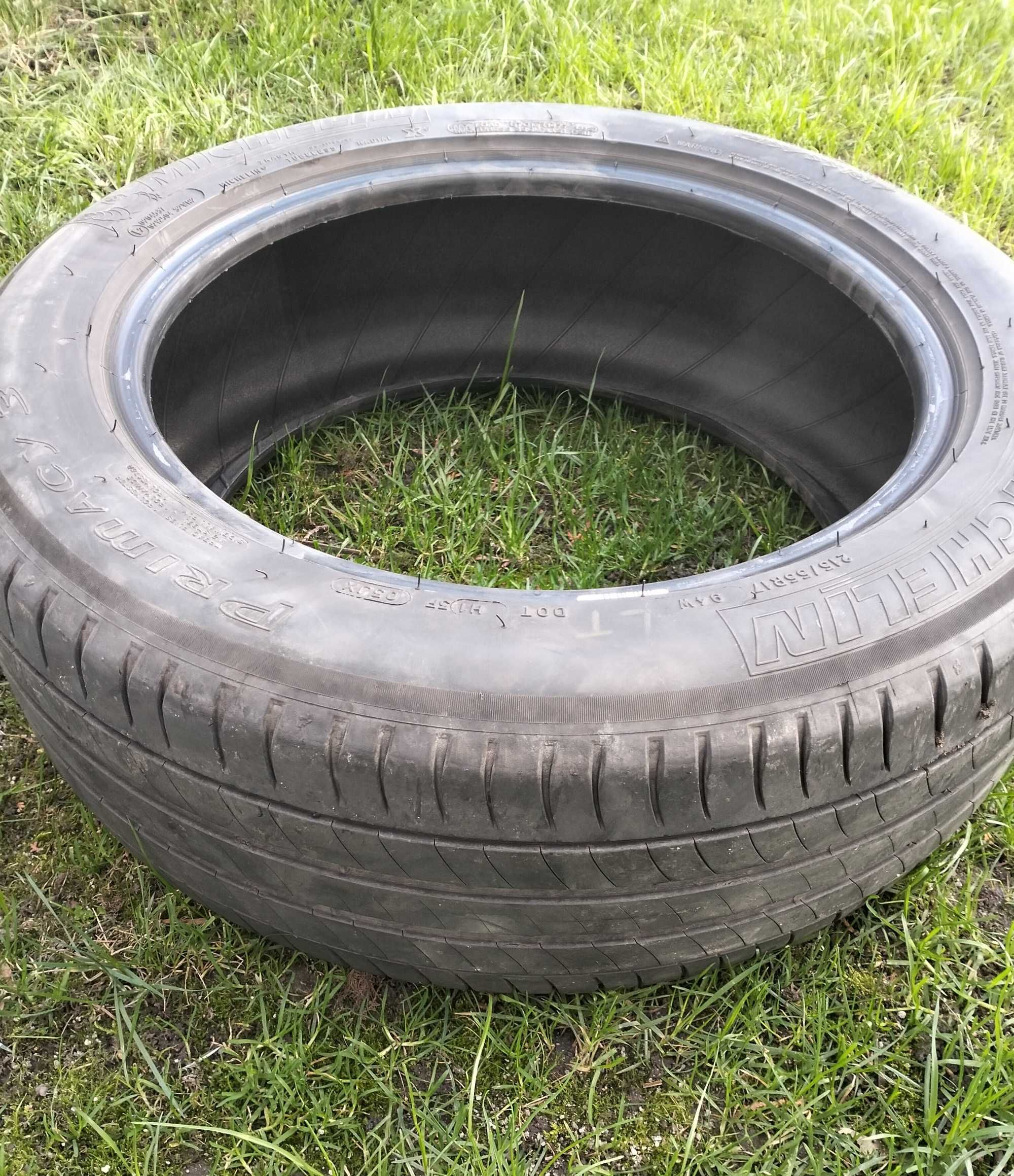 Opony letnie używane 4 szt 215/55R17