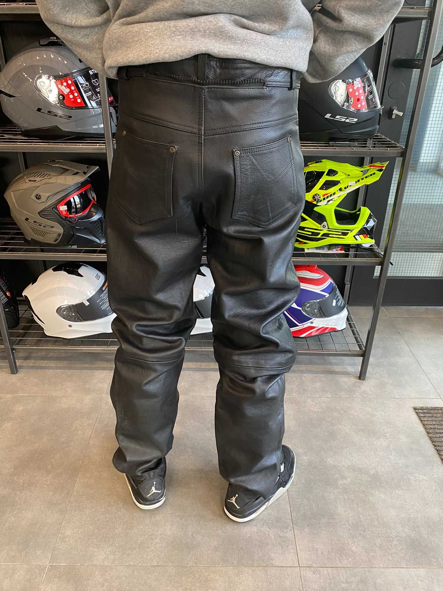 Spodnie Motocyklowe skórzane LJ Rypard Arizo