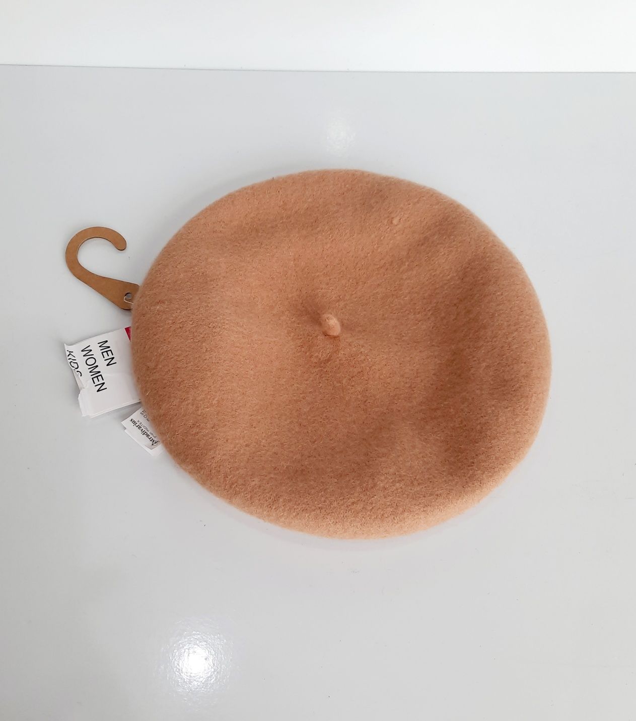 Stradivarius вовняний берет в кольорі camel