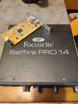 Focusrite Saffire Pro 14 + kabel i karta firewire