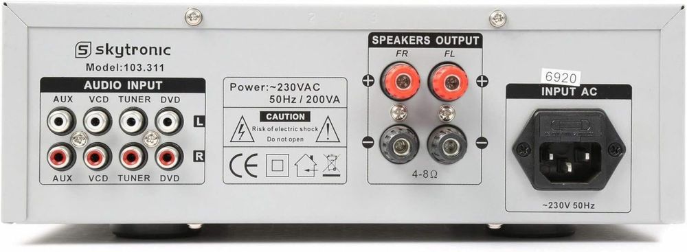 Vendo Amplificador Skytronic Karaoke 2x50W RMS Ideal para festas