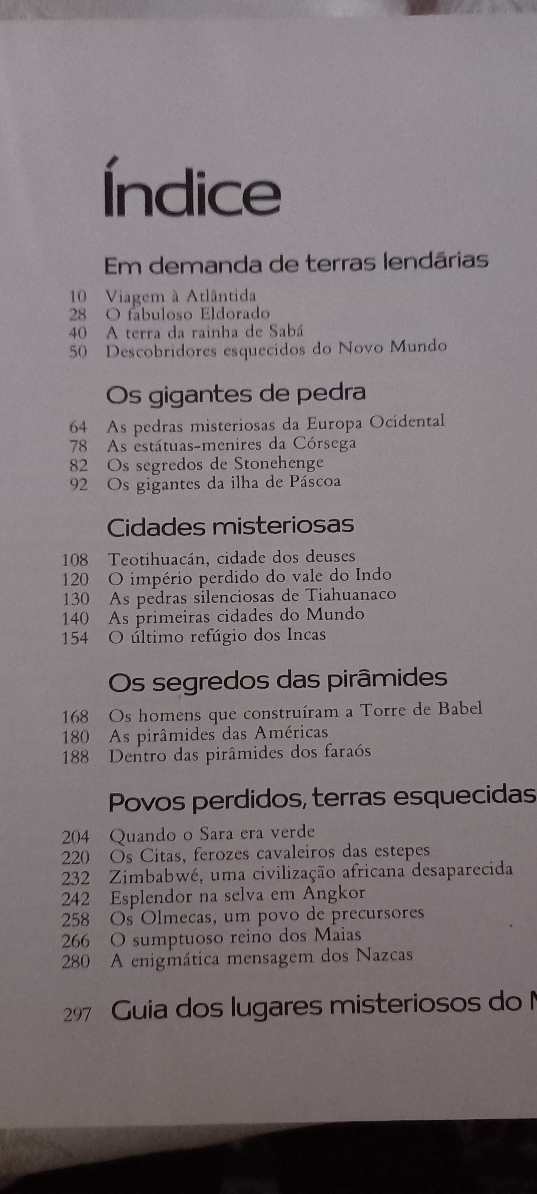 Os últimos mistérios do Mundo