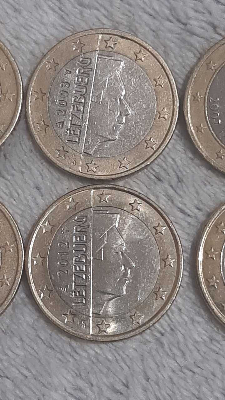 1 евро різних країн 8штук