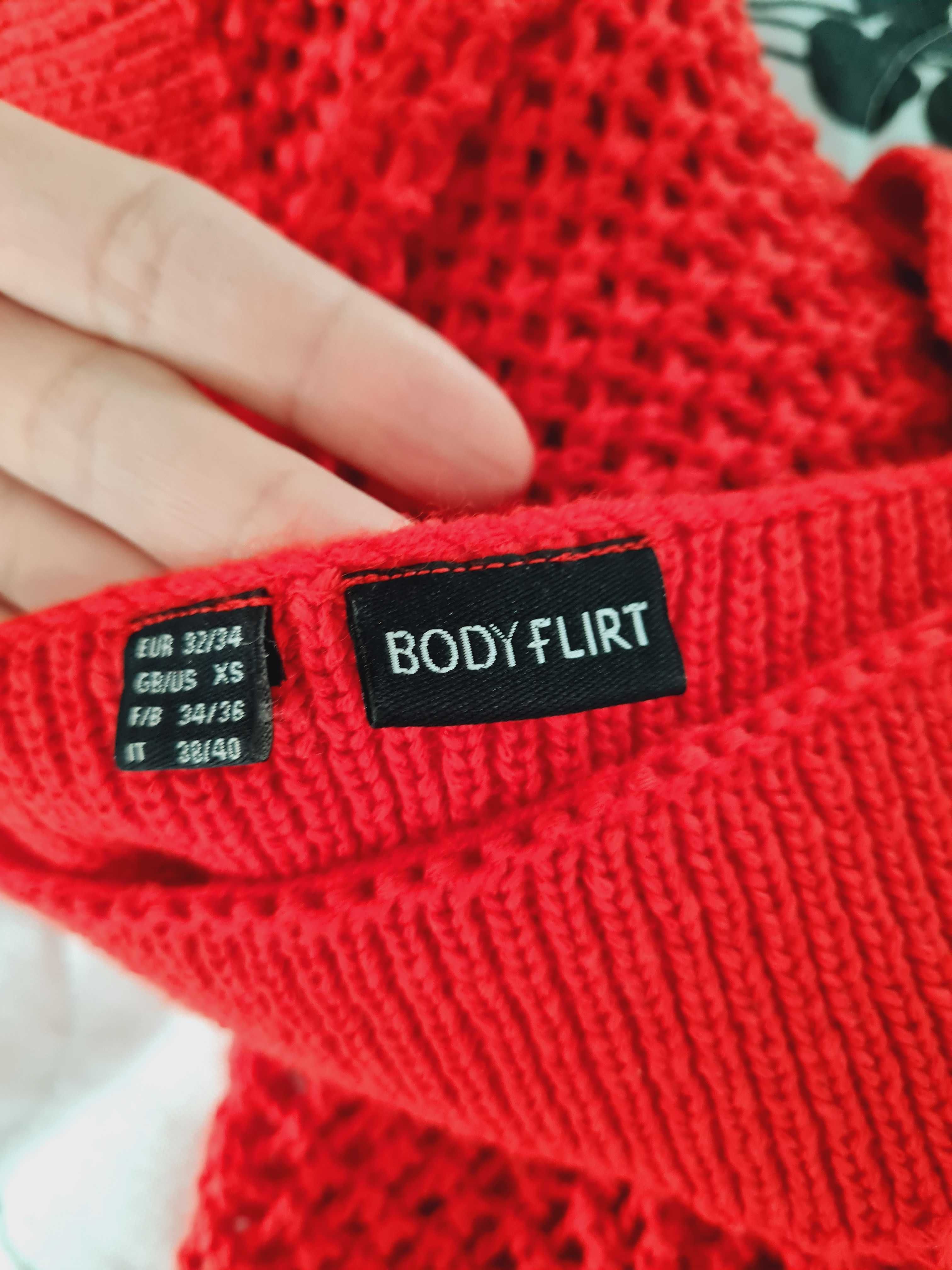 Sweter  ładny nowy bez metki Body flirt bonprix Rozmiar XS-S